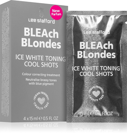 Lee Stafford Bleach Blondes Ice White intensyvaus poveikio priemonė šviesiems ir žiliems plaukams