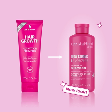 Lee Stafford Grow Strong & Long Activation Shampoo Hair Shampoo for hair growth and strengthening from the roots