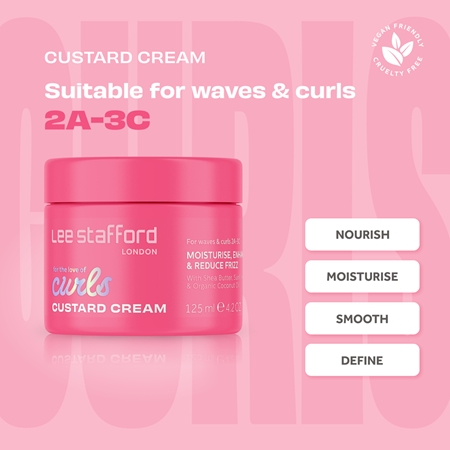 Lee Stafford For The Love Of Curls Custard Cream crème coiffante définition des boucles