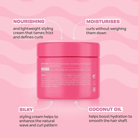 Lee Stafford For The Love Of Curls Custard Cream crème coiffante définition des boucles