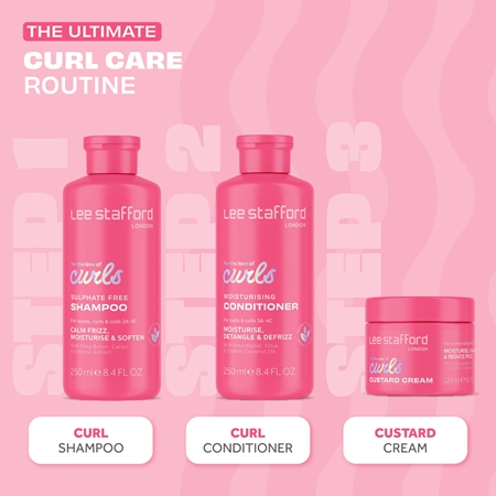 Lee Stafford For The Love Of Curls Custard Cream crème coiffante définition des boucles