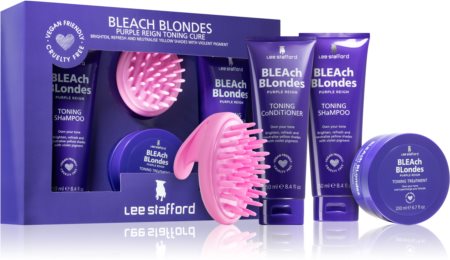 Lee Stafford Bleach Blondes Purple reign Σετ εξουδετέρωση κίτρινων αποχρώσεων
