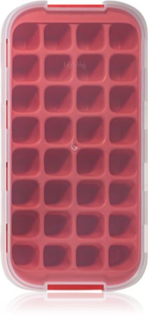 Lékué Industrial Ice Cube Tray with Lid silikoneform til is