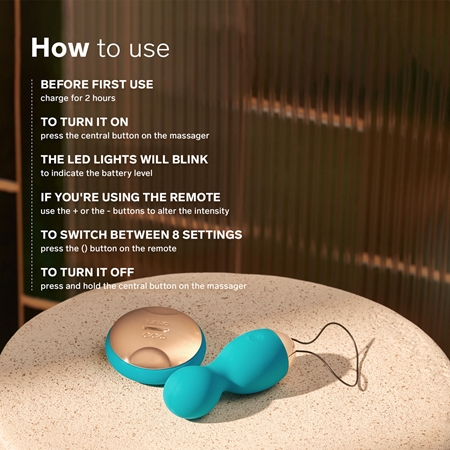 Lelo Hula Beads Kegel Balls δονούμενος
