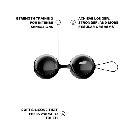 Lelo Luna Beads Noir Boules de Geisha