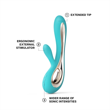 Lelo Soraya 2 vibrator with clitoral stimulator