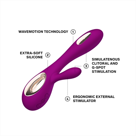 Lelo Soraya Wave klitorį stimuliuojantis vibratorius