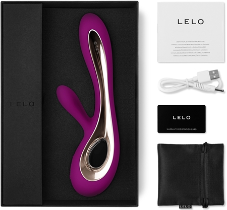Lelo Soraya 2 vibromasseur muni d’un stimulateur clitoridien