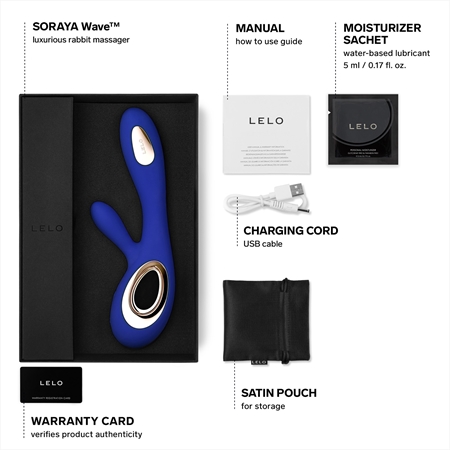Lelo Soraya Wave vibrátor so stimulátorom klitorisu