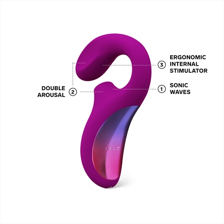 Lelo Enigma Vibrator mit Klitoris-Stimulator