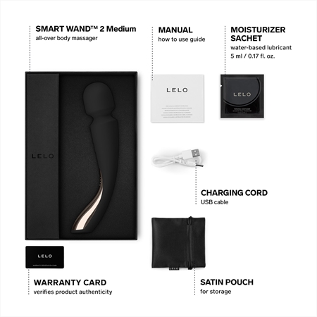 Lelo Smart Wand 2 Medium Baguette de massage et vibromasseur