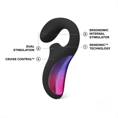 Lelo Cruise Dual Stimulation Sonic Massager kliitori stimulaatoriga vibraator