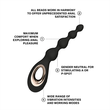Lelo Soraya Beads Vibrator mit Analkugeln