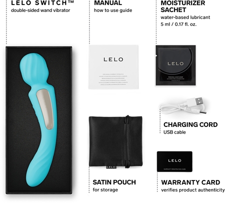 Lelo Switch 2v1 masāžas galva un vibrators