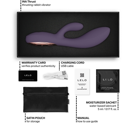 Lelo Ina Thrust Vibrator mit Klitoris-Stimulator