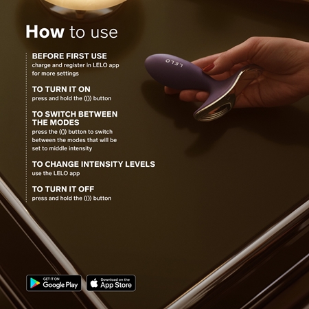 Lelo Surfer 2 Butt Plug vibracijski