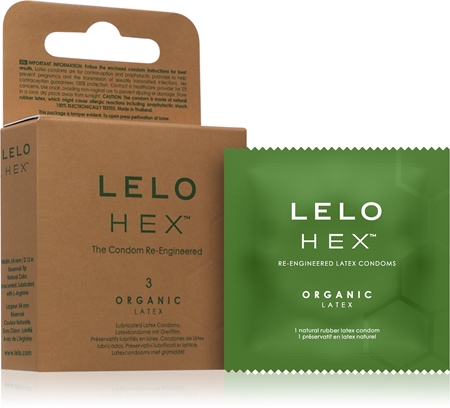 Lelo Hex Organic kondoomid