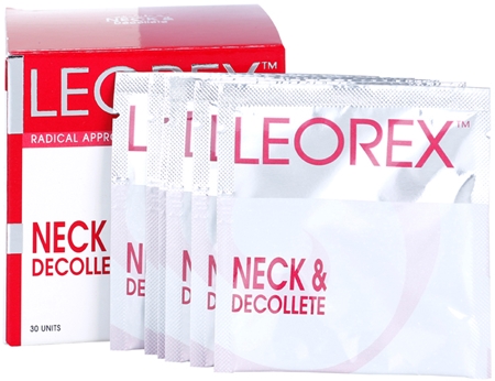 Leorex Booster Neck & Decollete Maske für Hals und Dekolleté