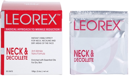 Leorex Booster Neck & Decollete Maske für Hals und Dekolleté