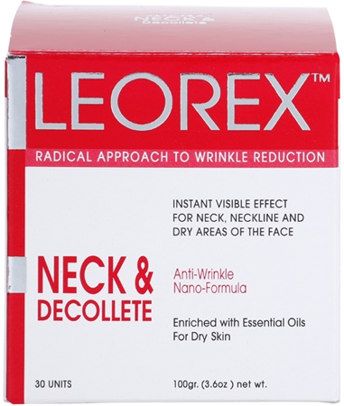 Leorex Booster Neck & Decollete Maske für Hals und Dekolleté