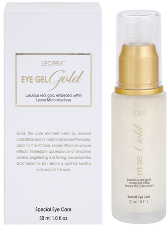 Leorex Gold Gel für strahlende Augen mit Goldpuder