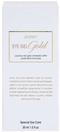 Leorex Gold Gel für strahlende Augen mit Goldpuder