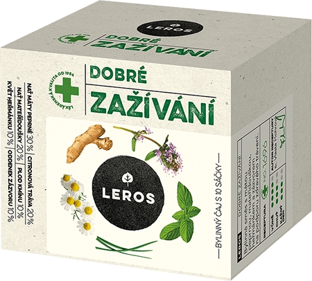Leros Dobré zažívání bylinný čaj pro podporu zažívání