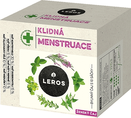 Leros Klidná menstruace bylinný čaj