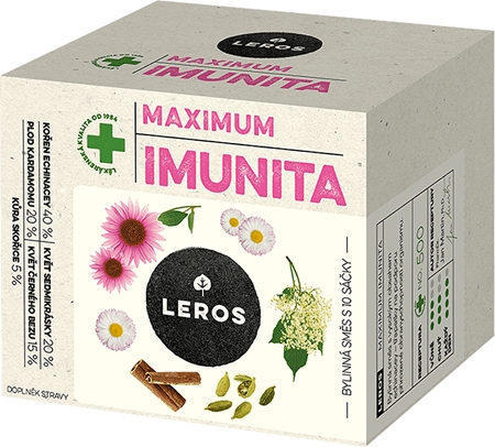 Leros Maximum imunita bylinný čaj pro podporu imunitního systému