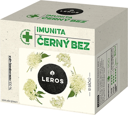Leros Černý bez bylinný čaj