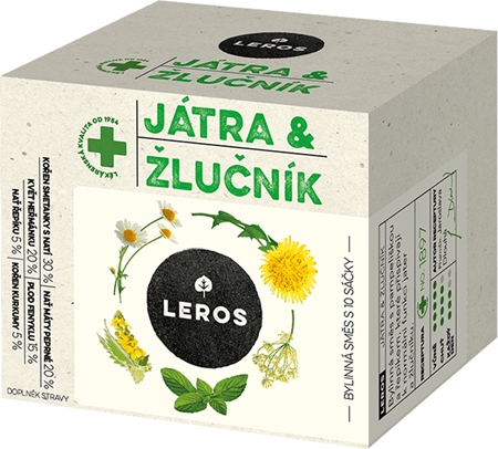 Leros Játra & žlučník bylinný čaj