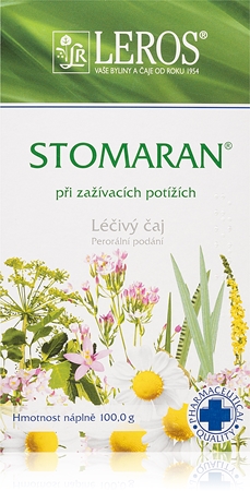Leros Stomaran 1 I léčivý čaj při poruchách zažívání