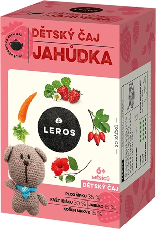 Leros Dětský čaj Jahůdka ovocný čaj