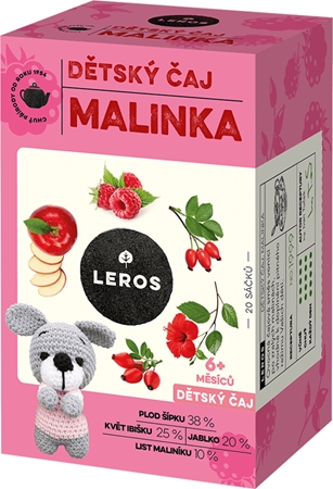 Leros Detský čaj Malina ovocný čaj pre deti