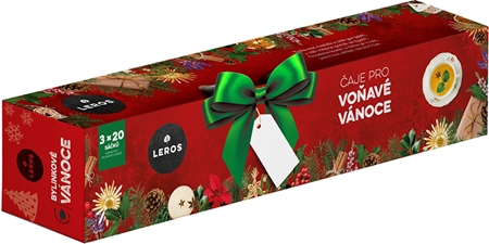 Leros Čaje pro Voňavé vánoce gift set for men and women