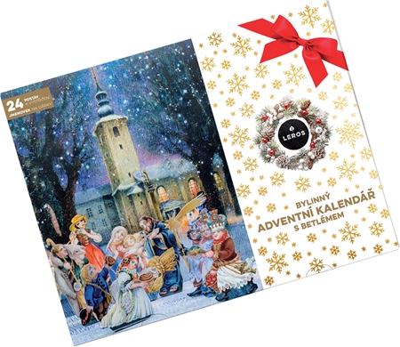 Leros Bylinný adventní kalendář s betlémem adventní kalendář
