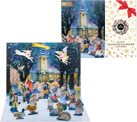 Leros Bylinný adventní kalendář s betlémem adventní kalendář