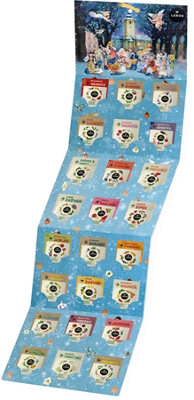 Leros Bylinný adventný kalendár s betlehemom adventný kalendár