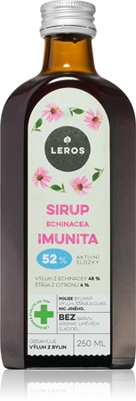 Leros Echinacea Imunita bylinný sirup pro detoxikaci organismu a podporu imunity