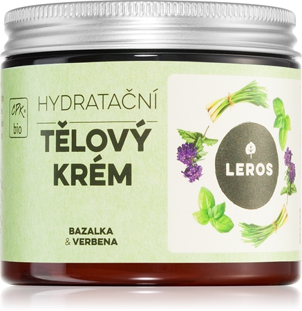 Leros Tělový krém bazalka & verbena tělový krém pro výživu a hydrataci