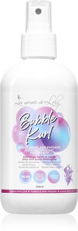 Les Secrets De Loly Bubble Kurl hairspray for easy combing