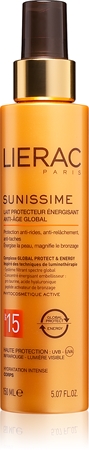 Lierac Sunissime Lotion anti-âge énergisante et protectrice SPF 15