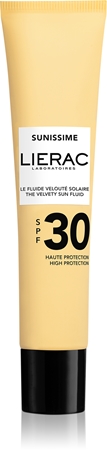 Lierac Sunissime The Velvety Sun Fluid SPF 30 pleťový fluid na opalování