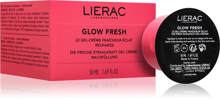 Lierac Glow Fresh The Radiance Plumping Gel-Cream λαμπρυντικό τζελ κρέμα