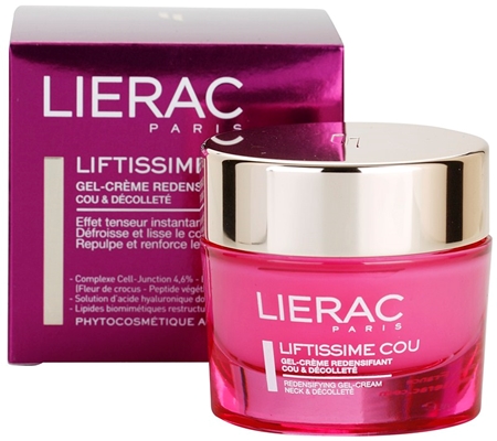 Lierac Liftissime gel crema pentru refacerea densitatii pentru gat si decolteu