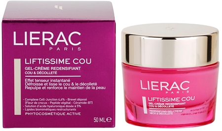 Lierac Liftissime gel crema pentru refacerea densitatii pentru gat si decolteu