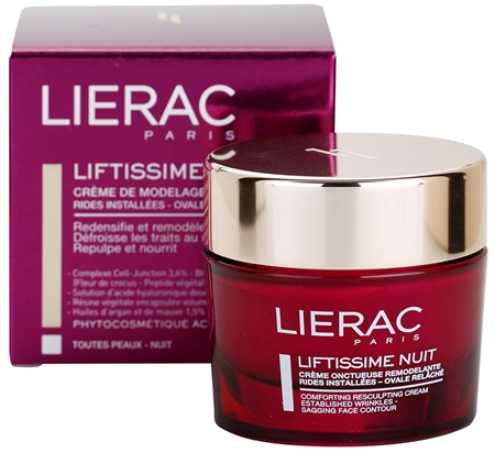 Lierac Liftissime crème de nuit redensifiante pour tous types de peau