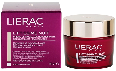 Lierac Liftissime crème de nuit redensifiante pour tous types de peau