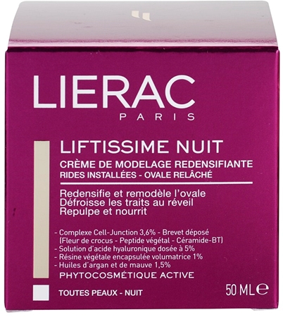Lierac Liftissime crème de nuit redensifiante pour tous types de peau