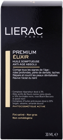 Lierac Premium elixir luxuoso com óleos hidratantes anti-idade de pele